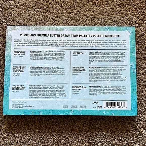 NWOB Physicians Formula Butter Dream Team Palette - Picture 5 of 5